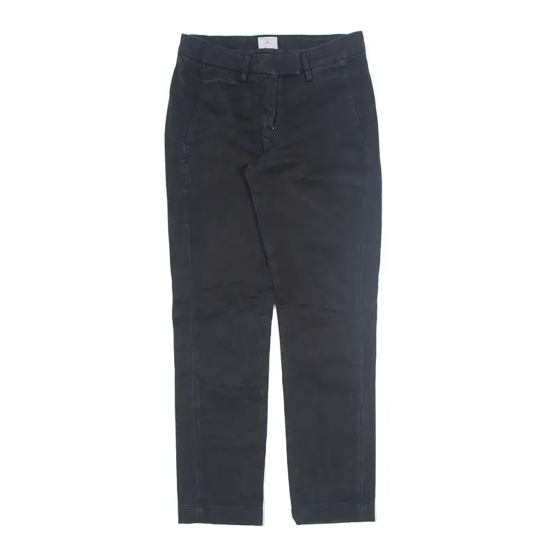 PEUTEREY Chino Trousers Black Regular Skinny Womens W26 L26