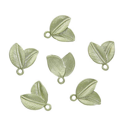 Spray Painted Alloy Pendants