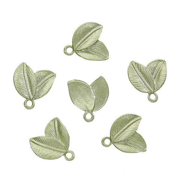 Spray Painted Alloy Pendants