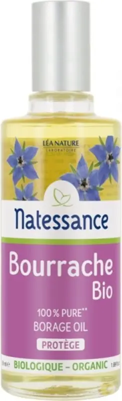 Natessance Organic Borage Oil Pure Oil 50ml