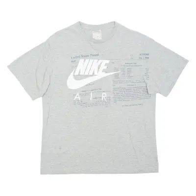 NIKE Mens T-Shirt Grey M