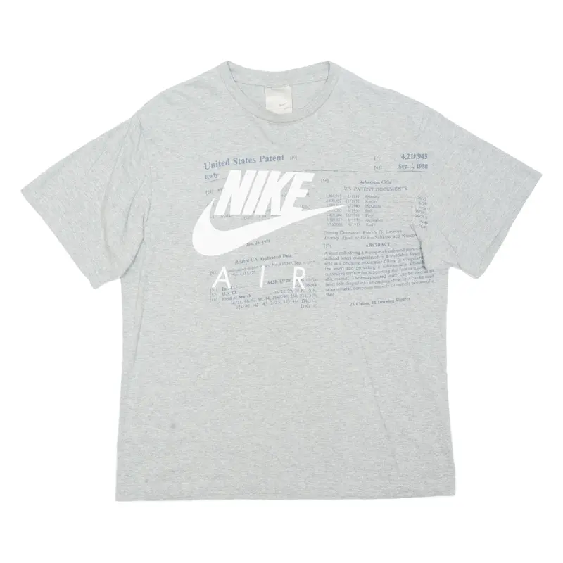 NIKE Mens T-Shirt Grey M