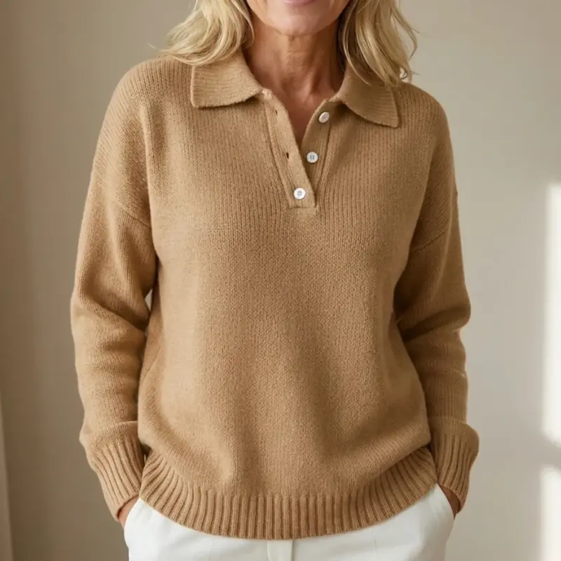 Olivia | Soft Knit Sweater with Collar