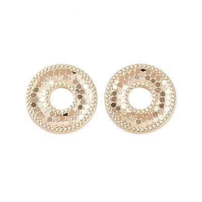 Brass Textured Linking Rings