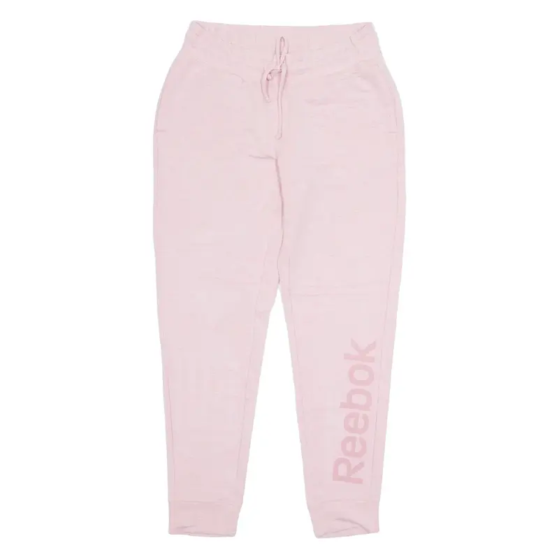 REEBOK Womens Joggers Pink Tapered XS W28 L28