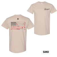 Barst00l Golfing Flag Vintage TShirt – Classic Retro Golf Tee for Men, Soft Cotton Casual Wear,Menswear Top