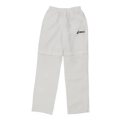 Age 14-16 Asics Tracksuit - Small White Polyester