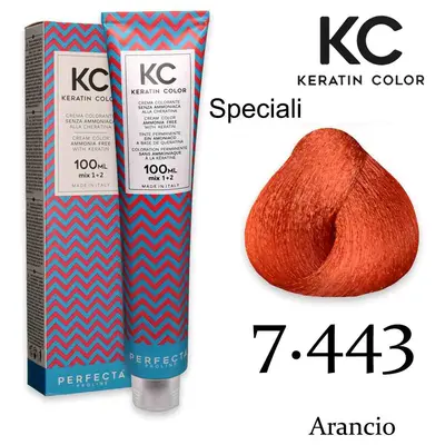 Kc keratin cream color 100ml 7.443