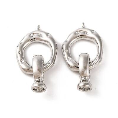 Brass Fold Over Clasps
