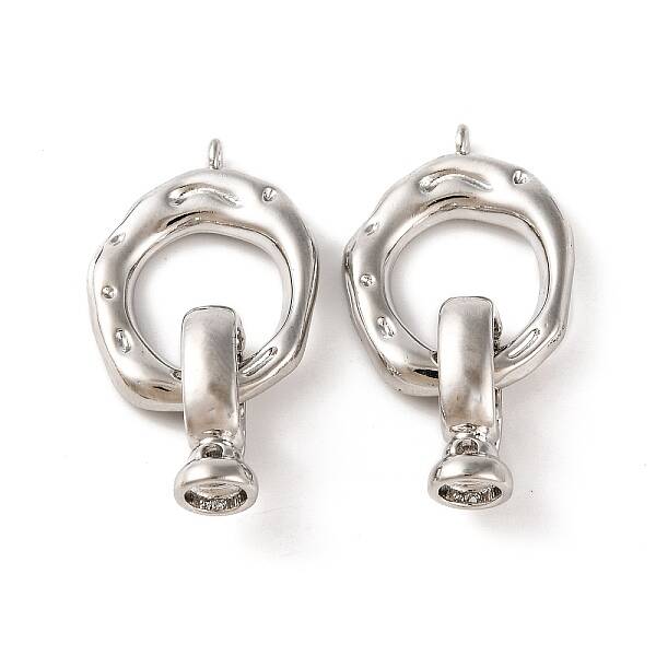 Brass Fold Over Clasps
