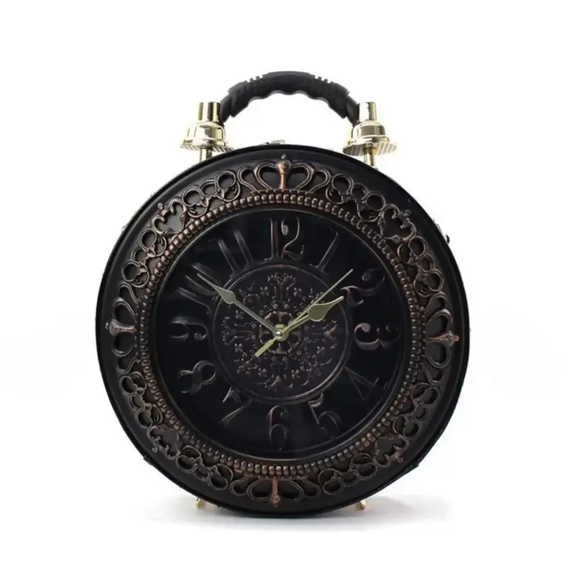 Steampunk Working Clock Handbag & Crossbody