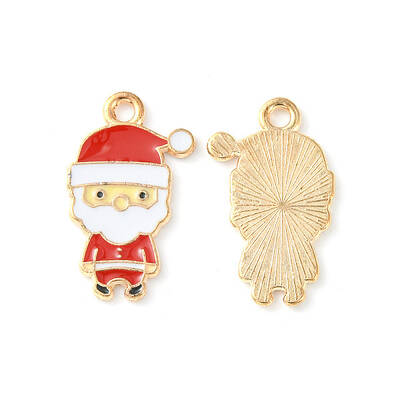 Christmas Alloy Enamel Pendants