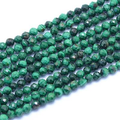 Natural Malachite Beads Strands