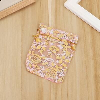 Rectangle Organza Drawstring Gift Bags