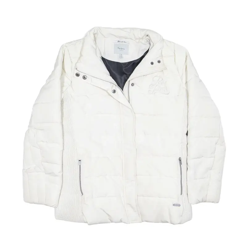 PEPE JEANS Down Insulated Jacket White Girls 14Y