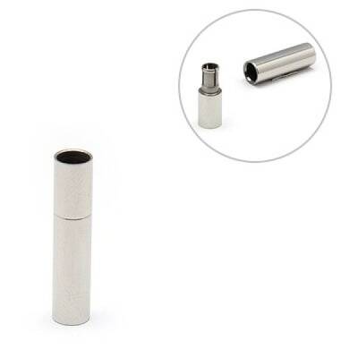 Tarnish Resistant 304 Stainless Steel Magnetic Clasps with Glue-in Ends