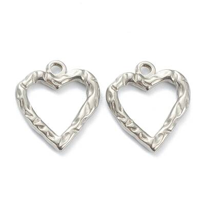 Non-Tarnish 304 Stainless Steel Hammered Pendants