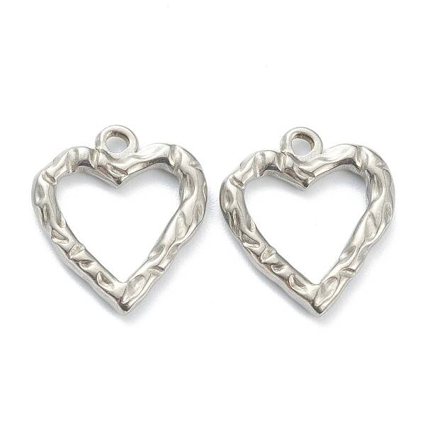 Non-Tarnish 304 Stainless Steel Hammered Pendants