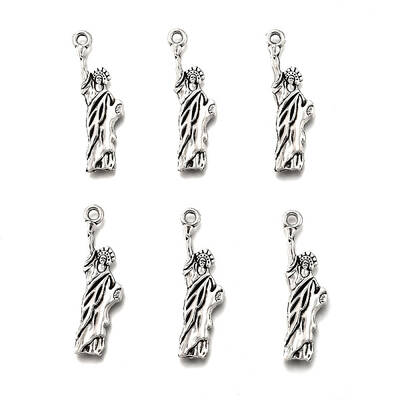 Tibetan Style Alloy Statue of Liberty Pendants