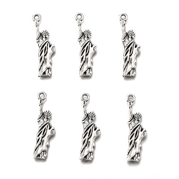 Tibetan Style Alloy Statue of Liberty Pendants