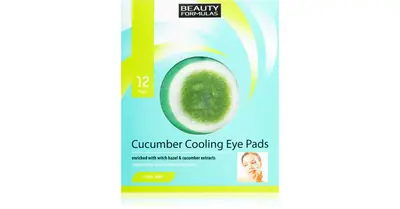 Beauty Formulas Refreshing Cucumber For Una Clean Skin Regenerating Eye Mask 12 Pcs