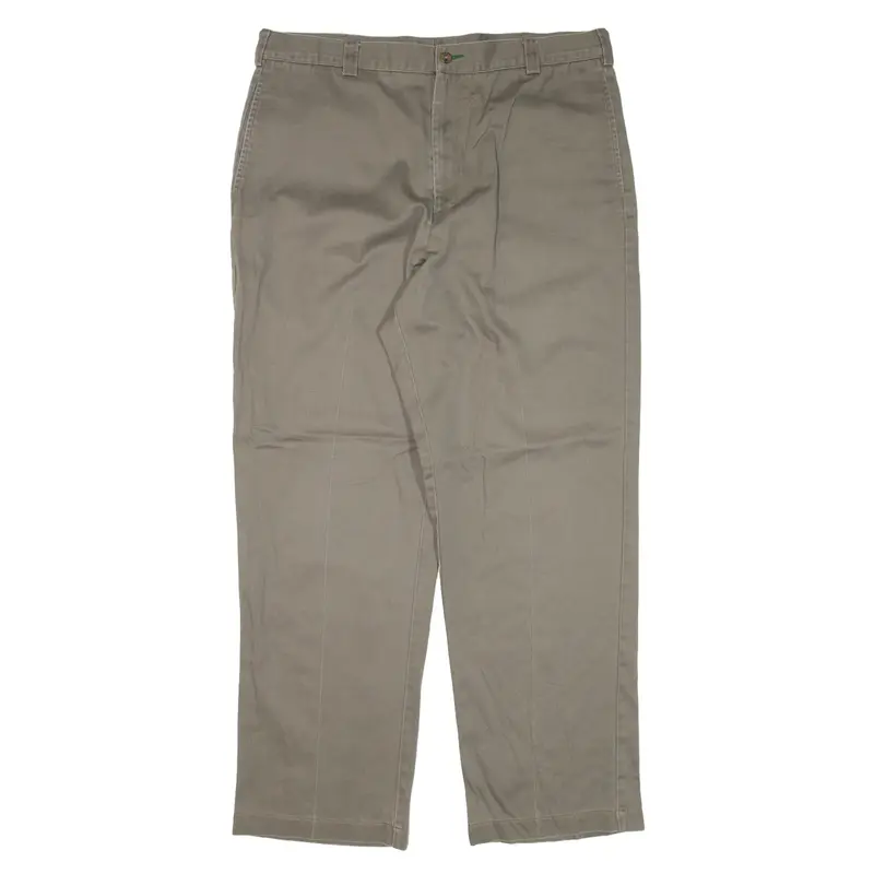 TOMMY HILFIGER Chino Trousers Green Relaxed Straight Mens W36 L30