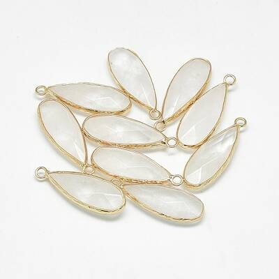 Natural Quartz Crystal Pendants