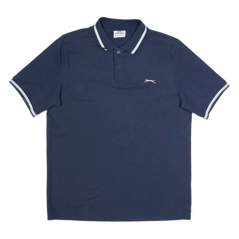 SLAZENGER Mens Polo Shirt Blue XL