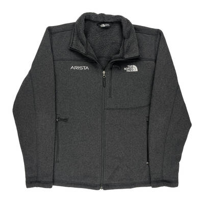 The North Face Fleece - Large Grey Polyester | Size: large