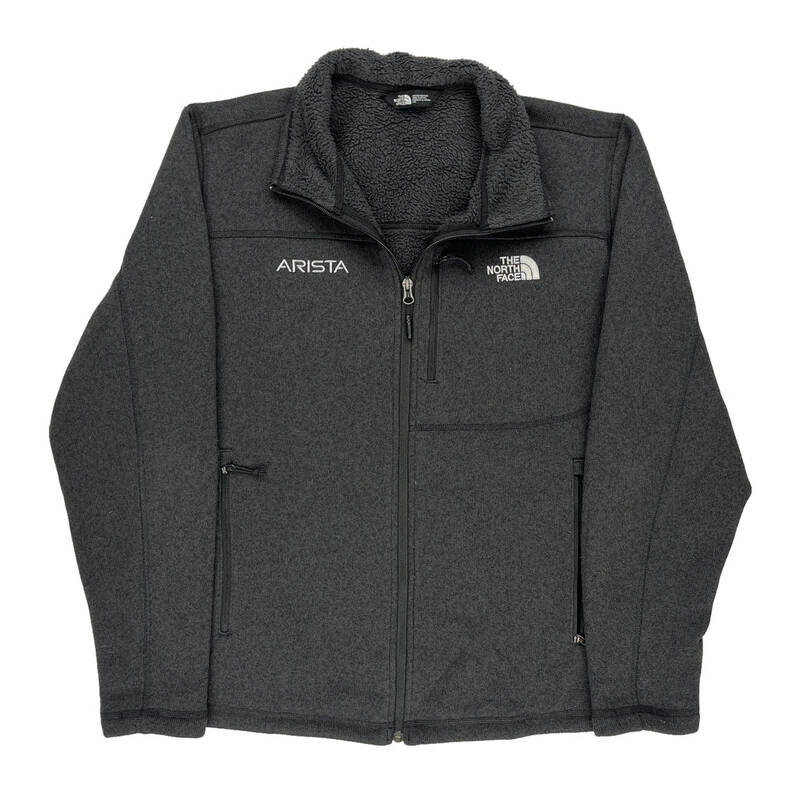 The North Face Fleece - Large Grey Polyester | Size: large