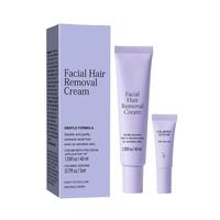 Hair Removal Cream 40ml + Essence 5ml Set, Facial Hair Removal Cream and Facial Essence - Gentle Formula - Safe for Sensitive...
