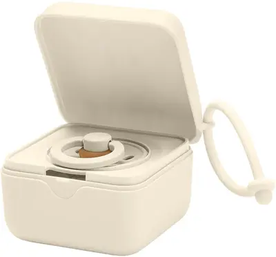 BIBS Dummy Case pacifier holder ivory 1 pc