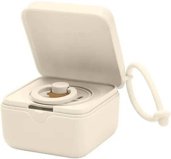 BIBS Dummy Case pacifier holder ivory 1 pc