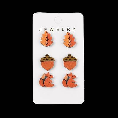 Thanksgiving Stud Earrings Set