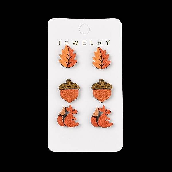 Thanksgiving Stud Earrings Set