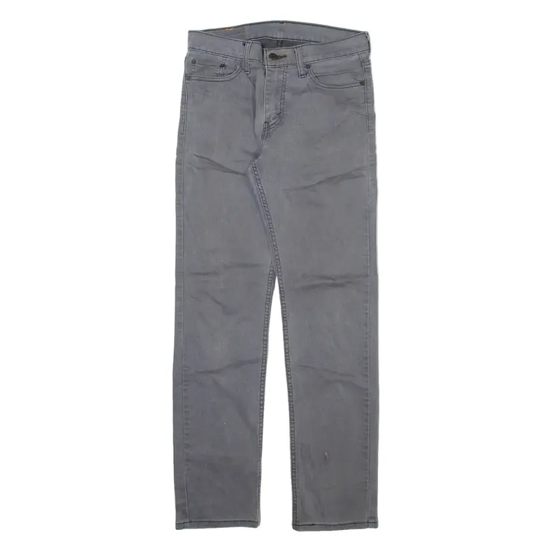 LEVI'S 511 Jeans Mens Grey Slim Straight Stone Wash W30 L32