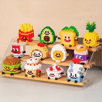 Food Design Building Blocks Toy, 1 Box Creative Blocks Building Toy, Fun Educational Blocks Building Toy for Teenager & Adul...