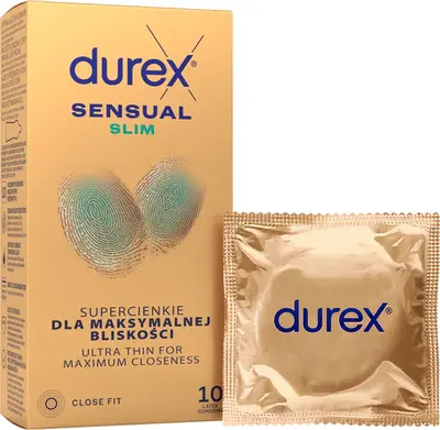 Durex Sensual Slim Condoms - Variant: 3 pieces