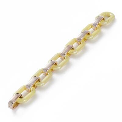 Handmade Opaque Acrylic Cable Chains
