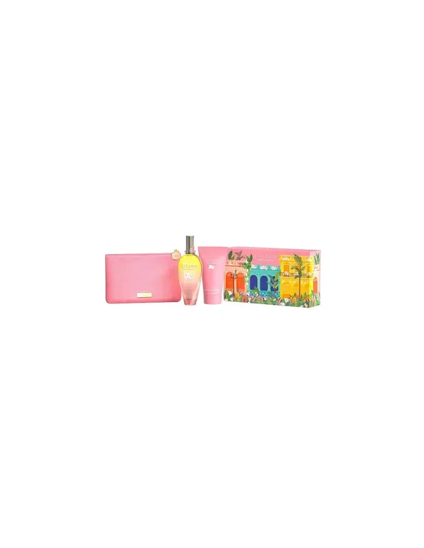 Escada Brisa Cubana Gift Set Eau De Toilette Woman 100 ml, body cream 150 ml and cosmetic bag