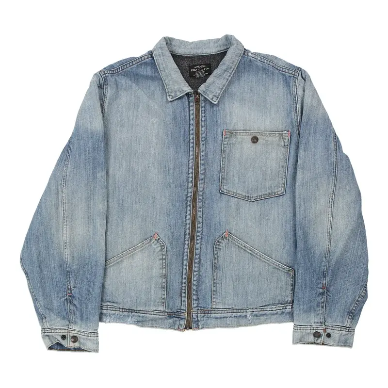 Ralph Lauren Denim Jacket - XL Blue Cotton Blend