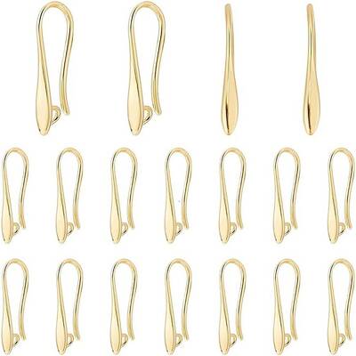 10 Pair Brass Earring Hooks