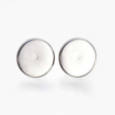 Tarnish Resistant Eco-Friendly 316 Surgical Stainless Steel Stud Earring Settings