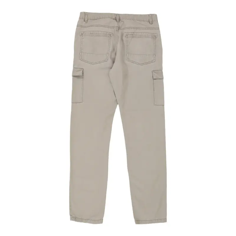 J.Hart & Bros. Cargo Trousers - 32W 32L Beige Cotton