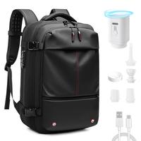Vacuum Backpack for Travel, 60L Expandable Compression Bag with Electric Pump, Waterproof and Anti-Theft, Space Saving Bags f...