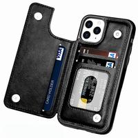 【Freeship】 Wallet Case with Card Holder For iPhone 16 15 14 13 12 Pro Max ,PU Leather Kickstand Card Slots Case Double Ma...