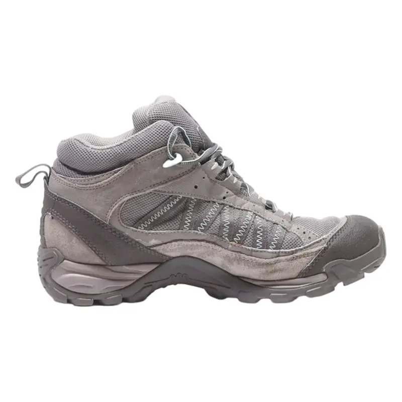 SALOMON Hiking Boots Grey Synthetic Womens UK 6