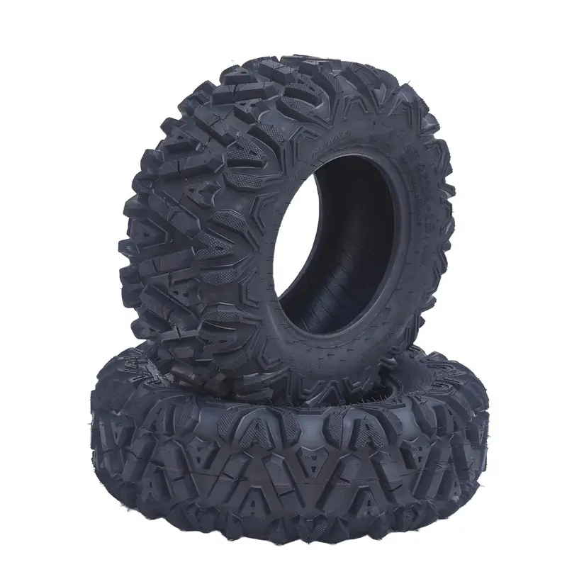 Garvee Set of 2 ATV Trail Tires 6PR Knobby Sport Tires, Tubeless - AT26x11-14-6PR TL KNIGHT