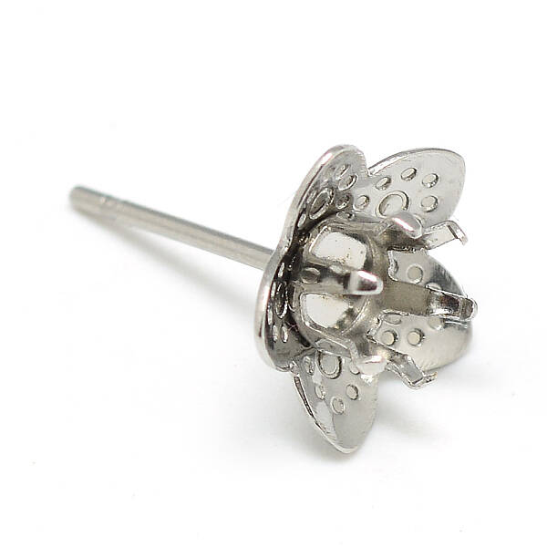 Non-Tarnish 304 Stainless Steel Stud Earring Settings