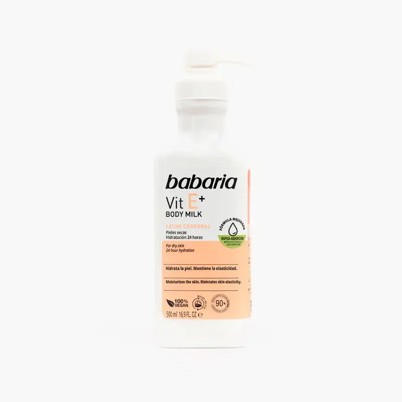 Babaria vitamin E body milk 500 ml